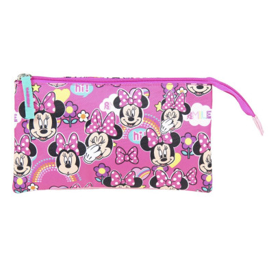 ESTUCHE PORTATODO MINNIE MOUSE TRIPLE TRASERA