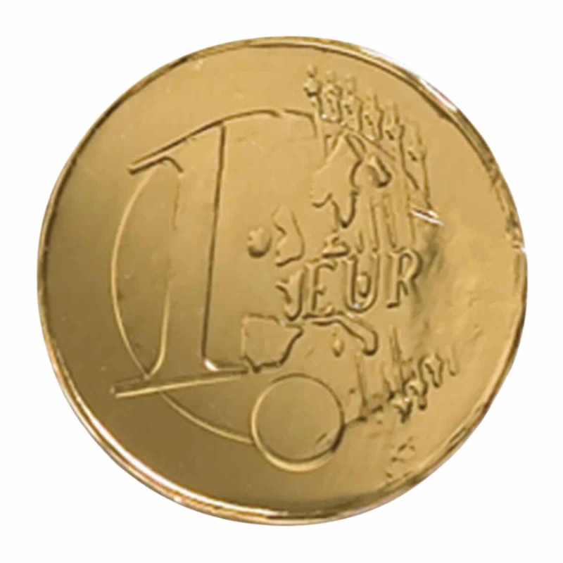 Imagen monedas de chocolate con leche 36mm 200unidades