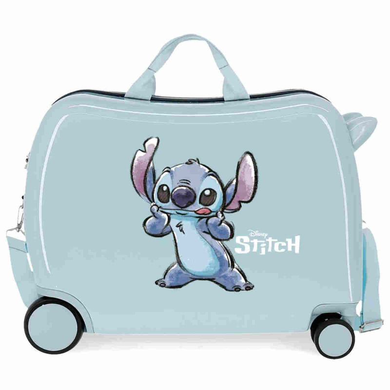 Maleta Infantil Stitch Make a Face  2 Ruedas Multidireccionales 