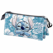 PORTATODO TRIPLE LILO Y STITCH ALOHA