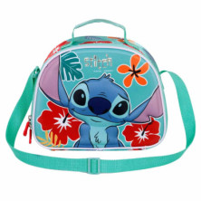 Imagen bolsa merienda lilo y stitch 3d tropical