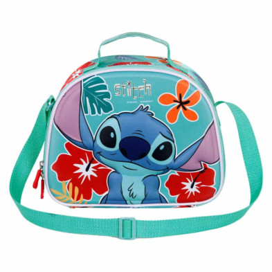 imagen 1 de bolsa merienda lilo y stitch 3d tropical
