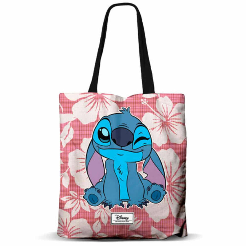 Imagen bolso lilo y stitch rosa maui