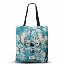 Imagen bolso lilo y stitch azul aloha