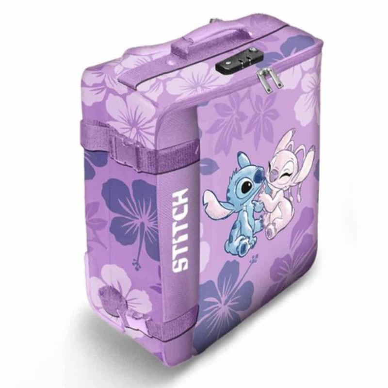 Imagen maleta de cabina lilo y stitch plegable