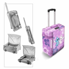 imagen 2 de maleta de cabina lilo y stitch plegable