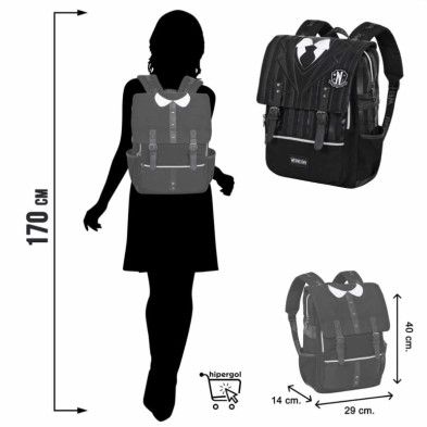 imagen 5 de mochila oxford miércoles uniform