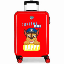 Imagen maleta de cabina patrulla canina rígida 55cm rojo