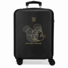 Imagen maleta de cabina mickey outline 55 cm negro