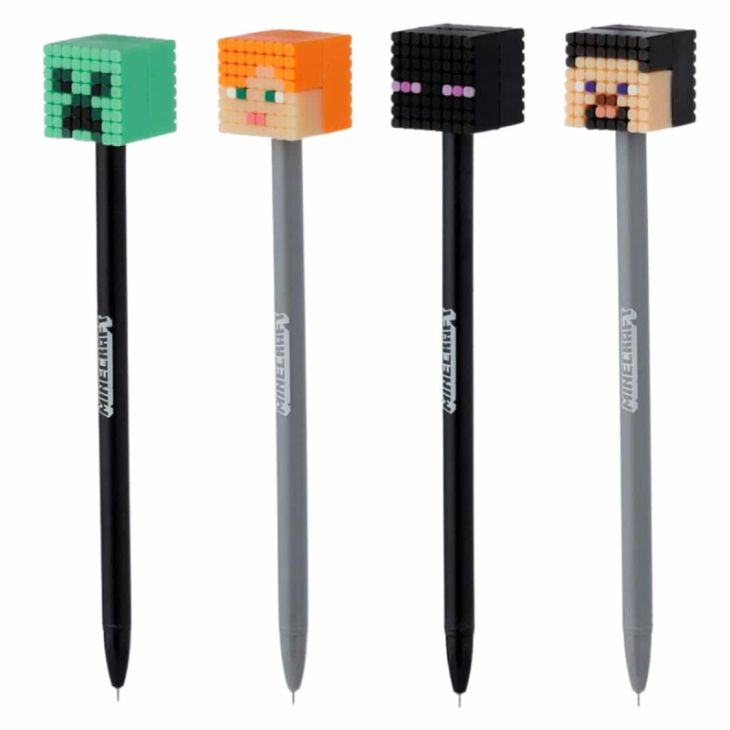 Set Papeterie Minecraft Classic - Cahier A5 + Stylo + Accessoires Officiel