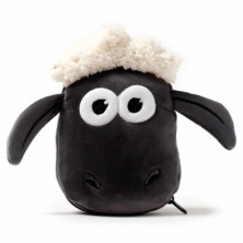 Imagen almohada de viaje la oveja shaun con antifaz