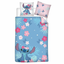 Imagen funda nordica algodón lilo & stitch 140x200cm