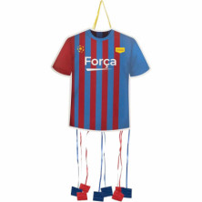 Imagen piñata camiseta fútbol azulgrana 48x50cm cartón