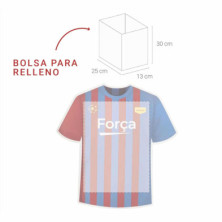 imagen 2 de piñata camiseta fútbol azulgrana 48x50cm cartón