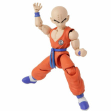 FIGURA DE KRILIN DE DRAGON BALL DE LA GAMA DRAGON STARS DE 17CM DE BANDAI