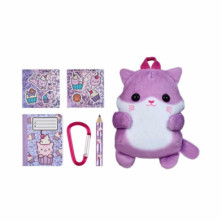 Imagen mochila animalitos de peluche real littles