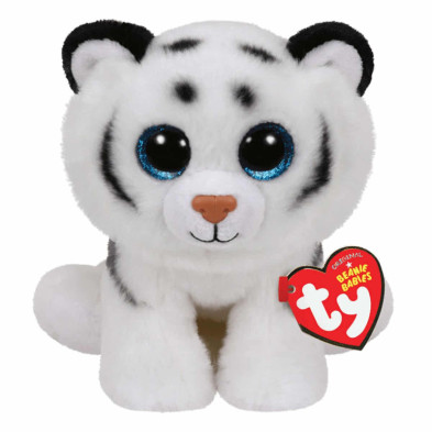 Peluche beanie babies tigre tundra 15cm ty