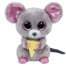 PELUCHE BEANIE BOOS SQUEAKER MOUSE 15CM