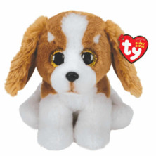 PELUCHE BEANIE BABIES PERRO BARKER 15CM TY