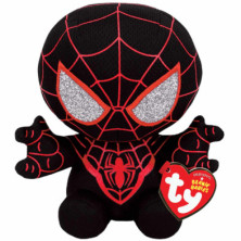 Imagen peluche beanie boos spiderman miles 15cm ty