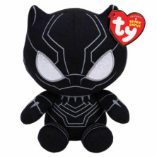 Imagen peluche beanie boos black panther 15cm ty