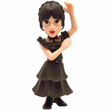 Imagen figura minix de wednesday vestido baile de 12cm