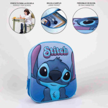 imagen 2 de mochila infantil 3d stitch disney