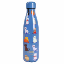 Imagen botella térmica blue cats 500ml