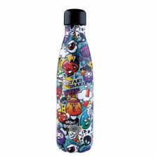 Imagen botella térmica graffiti 500ml
