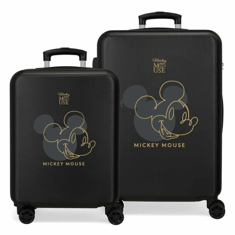 Imagen juego de maletas rígidas mickey outline 55-65cm