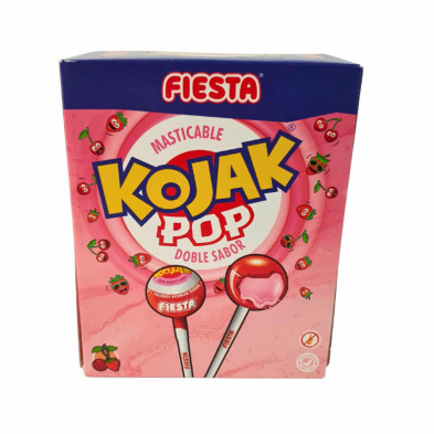 imagen 2 de kojak pop doble sabor caja 100 unidades