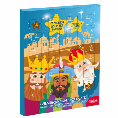 Imagen calendario de adviento día de reyes magos 50grs