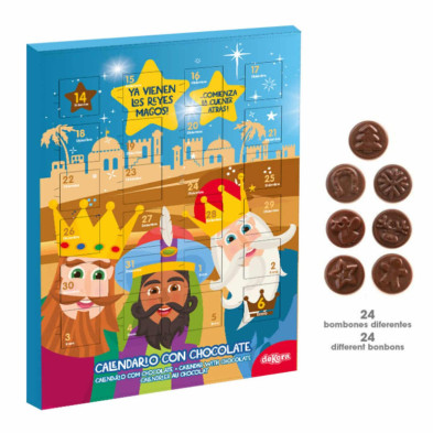 imagen 1 de calendario de adviento día de reyes magos 50grs