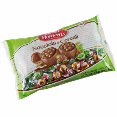 BOLSA BOMBÓN CREMA DE AVELLANA Y CEREALES BOLSA 1KG