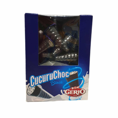 imagen 1 de cucuruchoc black envase 60 unidades de 15gr