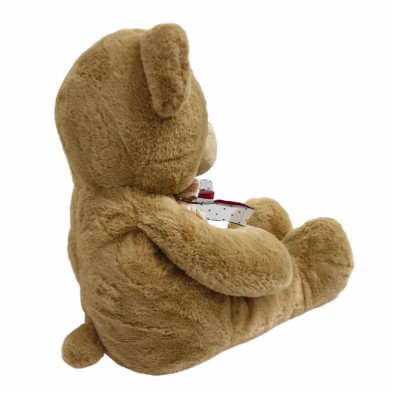 imagen 2 de oso de peluche smile marrón 70cm