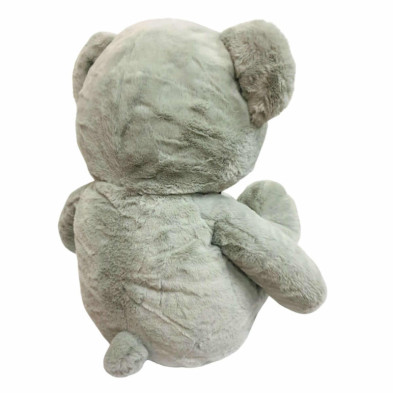 imagen 2 de oso de peluche smile gris 80cm