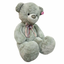 Imagen oso de peluche smile gris 120cm