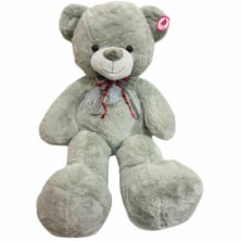 OSO DE PELUCHE SMILE GRIS 90CM