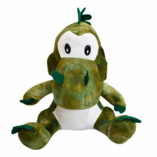 DINOSAURIO DE PELUCHE 30CM VERDE CON CRESTA