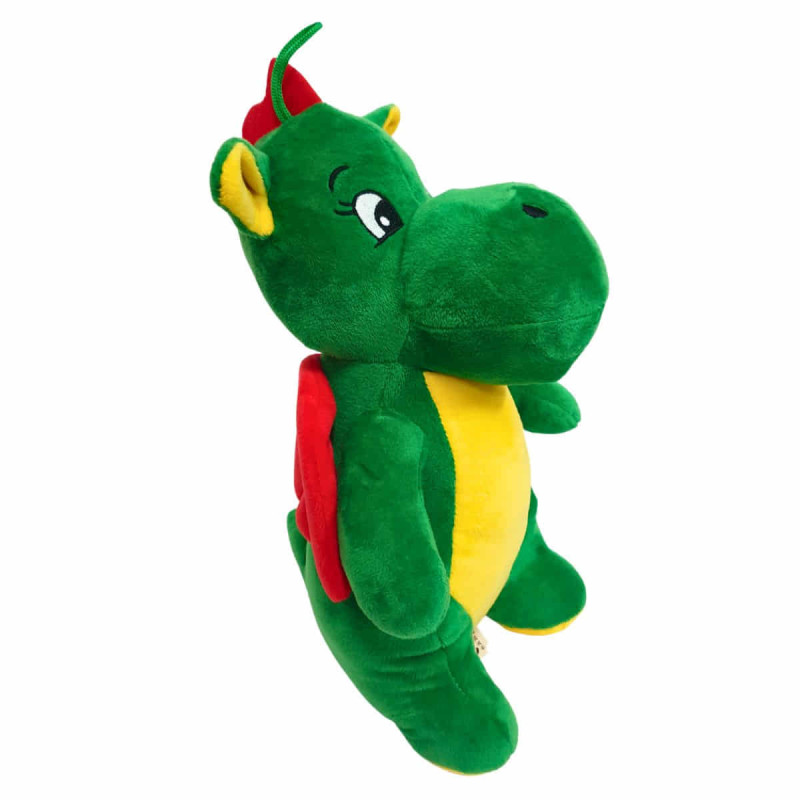 Peluche Dragón De 60 Cm - Juguete De Peluche Hecho A Mano Con Cabeza Y Garras De Látex, Decoración Para El Hogar, Regalo Para Niños Y Adultos En Color Lila, Azul O Rojo
