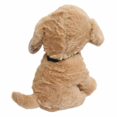 imagen 2 de perro de peluche 25cm con cascabel marrón