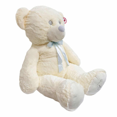 imagen 1 de oso de peluche blanco 100cm