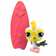 Imagen figura littlest pet shop rock n roll cockatoo