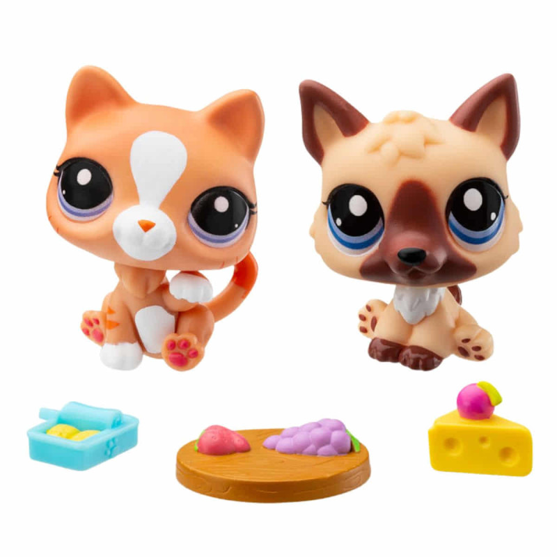 Set 2 figuras littlest pet shop serie 1 (3430)