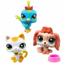 SET 3 FIGURAS LITTLEST PET SHOP S 1 (39-40-38)