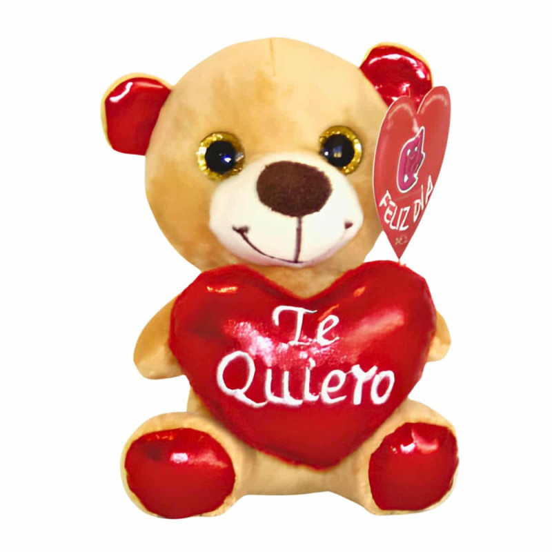 Imagen oso de peluche 14cm te quiero