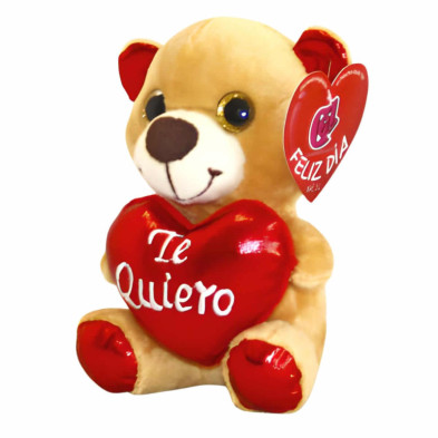 imagen 1 de oso de peluche 14cm te quiero