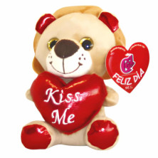 LEÓN DE PELUCHE 14CM KISS ME