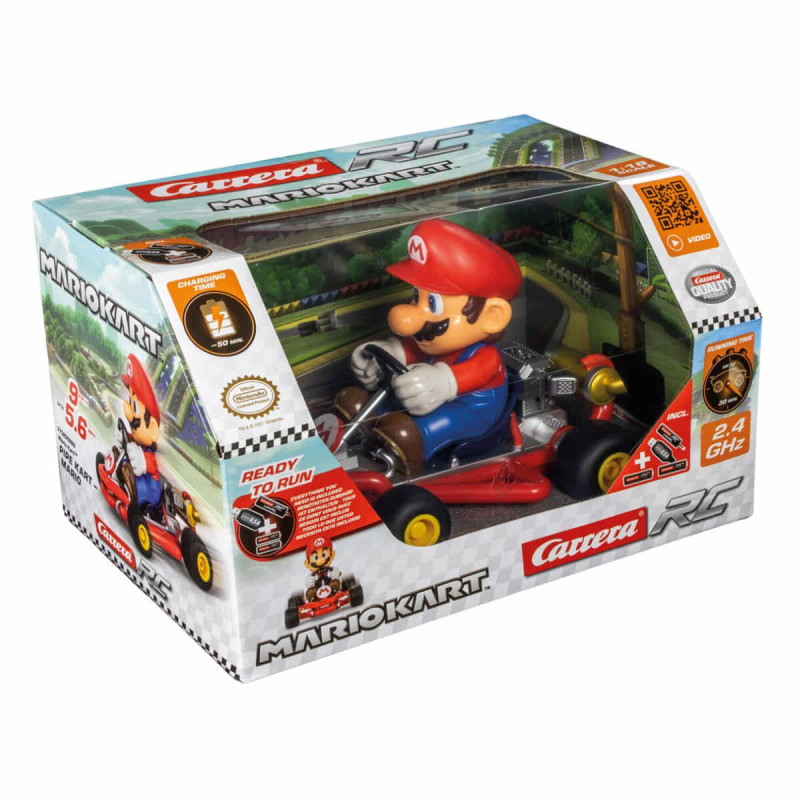 Mario Kart 7 – Macchina Radiocomandata Drift Spec (Modello Mario) – Import Giapponese